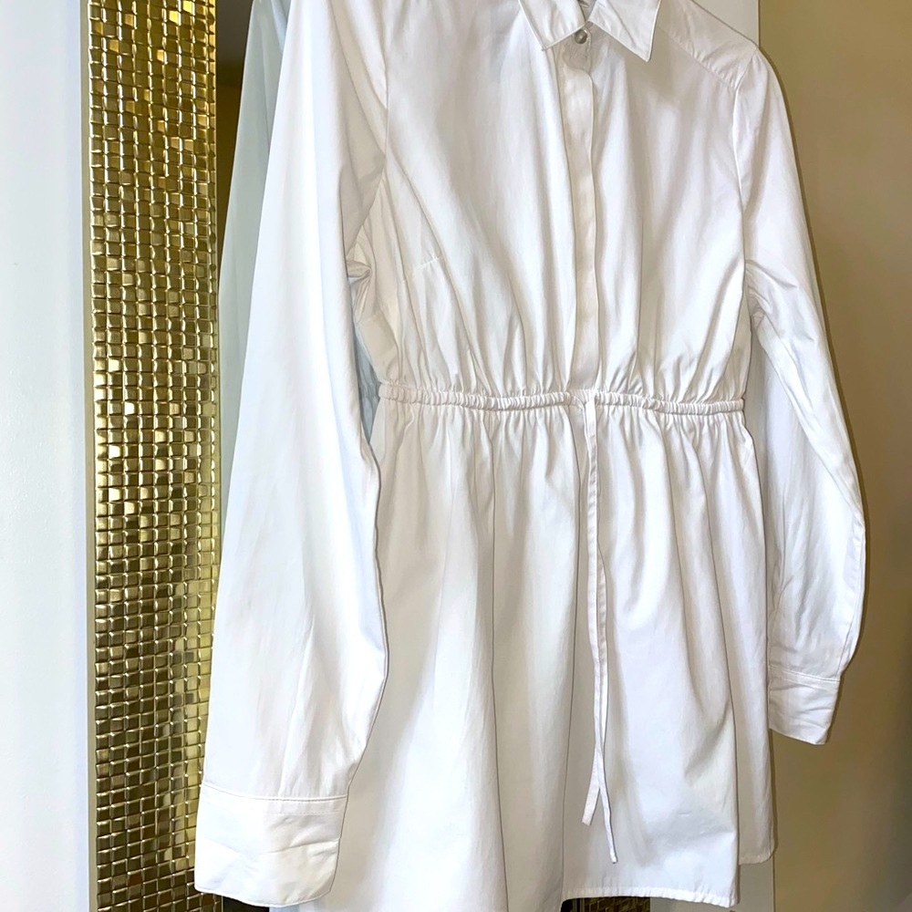 White Motherhood Maternity button down shirt